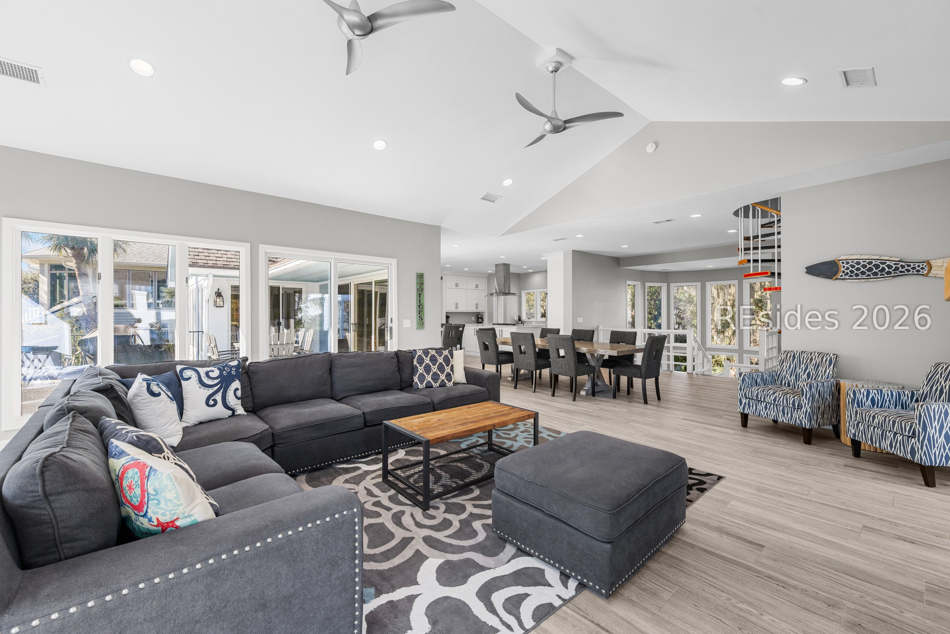 5 Brigantine Hilton Head Island, SC 29928 - Photo 8 of 41 living room - 2nd level