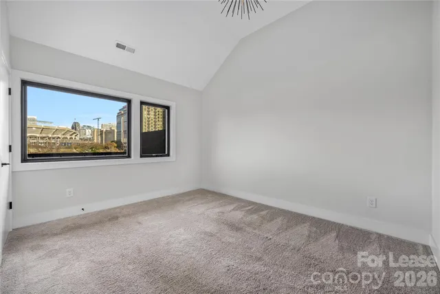 a view of an empty room with window