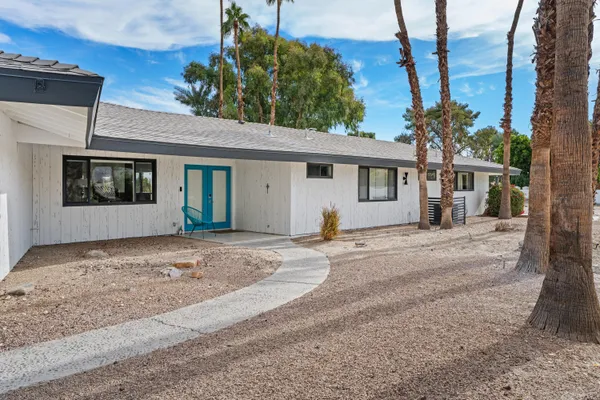 a view of a house with a patio