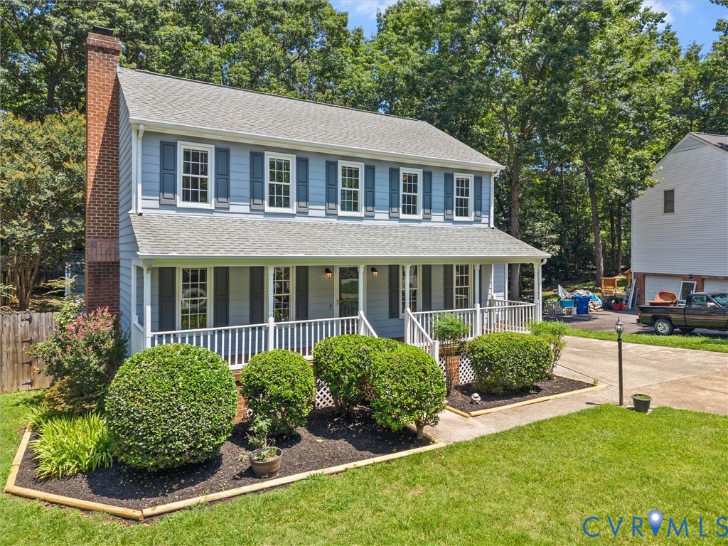 3524 Ludgate Road Chester, VA 23831 - Photo 39 of 44 Two-story residence featuring light blue siding wi