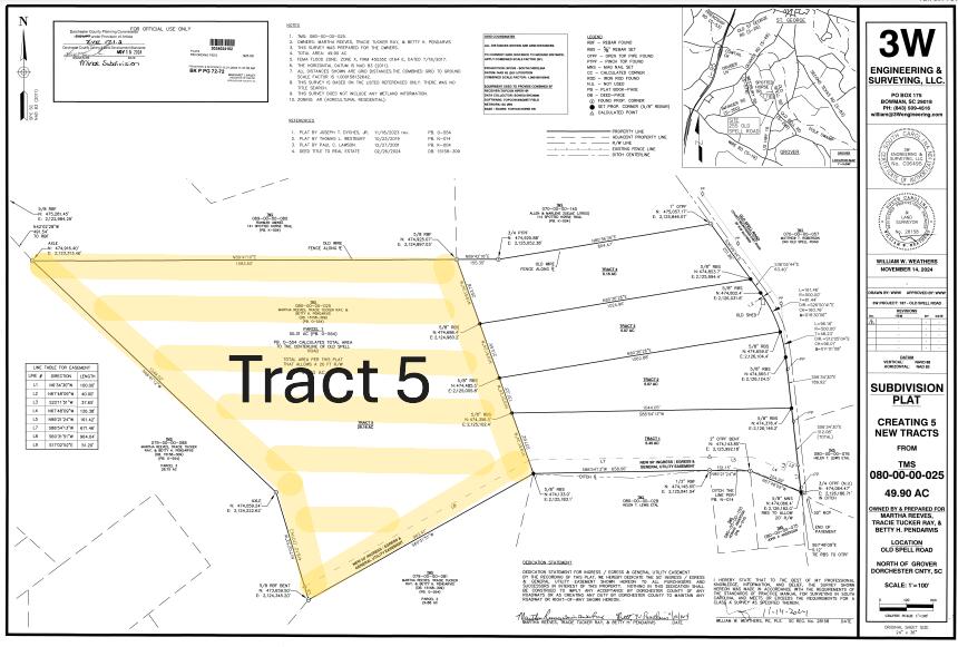 5 Old Spell Road, Unit 5 St. George, SC 29477 - Photo 22 of 27 tract 5