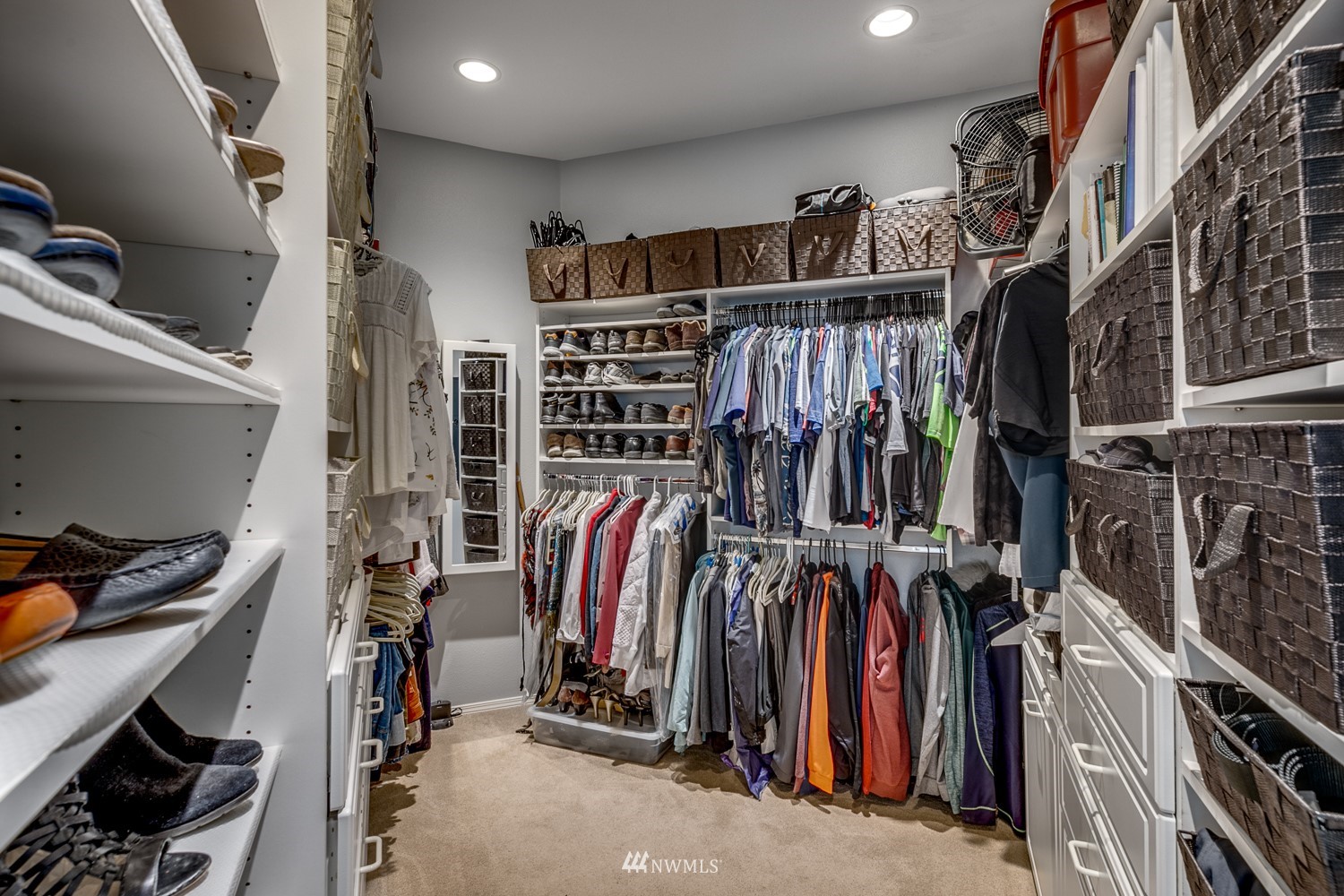 13819 3rd Drive Southeast Everett, WA 98208 - Photo 21 of 39 a view of walk in closet with clothes and shoes