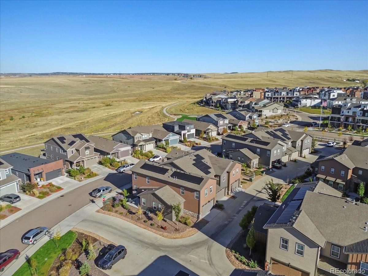 9790 Mount Kataka Point Littleton, CO 80125 - Photo 30 of 32 an aerial view of residential building with outdoor space