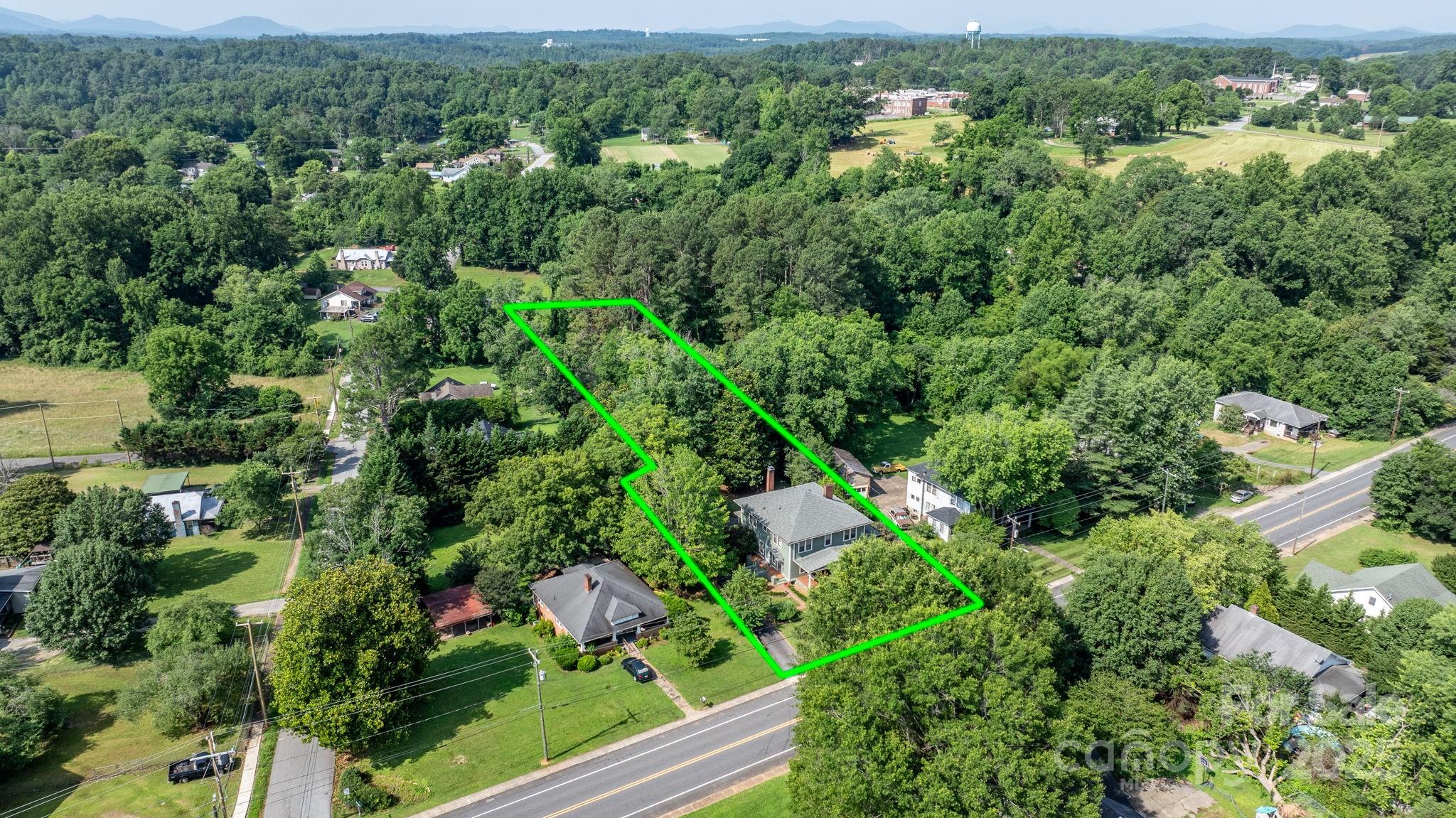 313 East Main Street Morganton, NC 28655 - Photo 3 of 48 an aerial view of multiple house