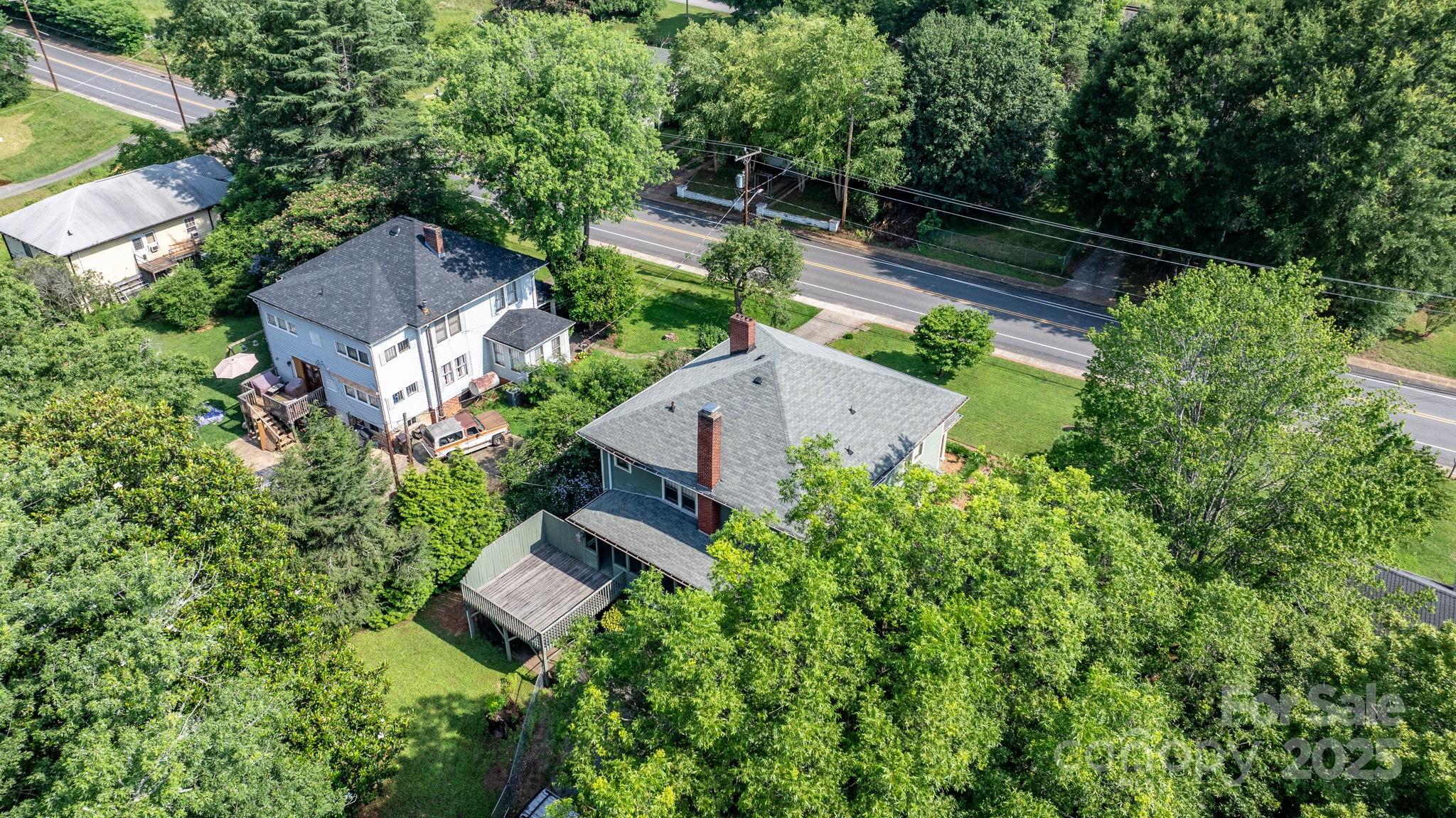 313 East Main Street Morganton, NC 28655 - Photo 45 of 48 an aerial view of house with yard