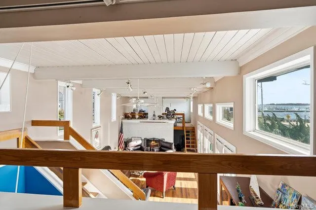 a view of a living room and window