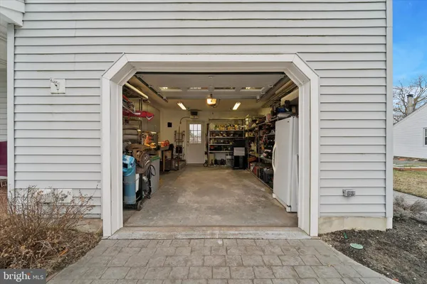 a view of a car garage