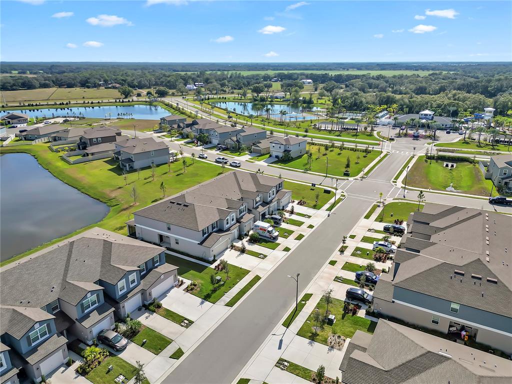 12408 Crystal Jade Way Parrish, FL 34219 - Photo 45 of 51 an aerial view of a house with a ocean view