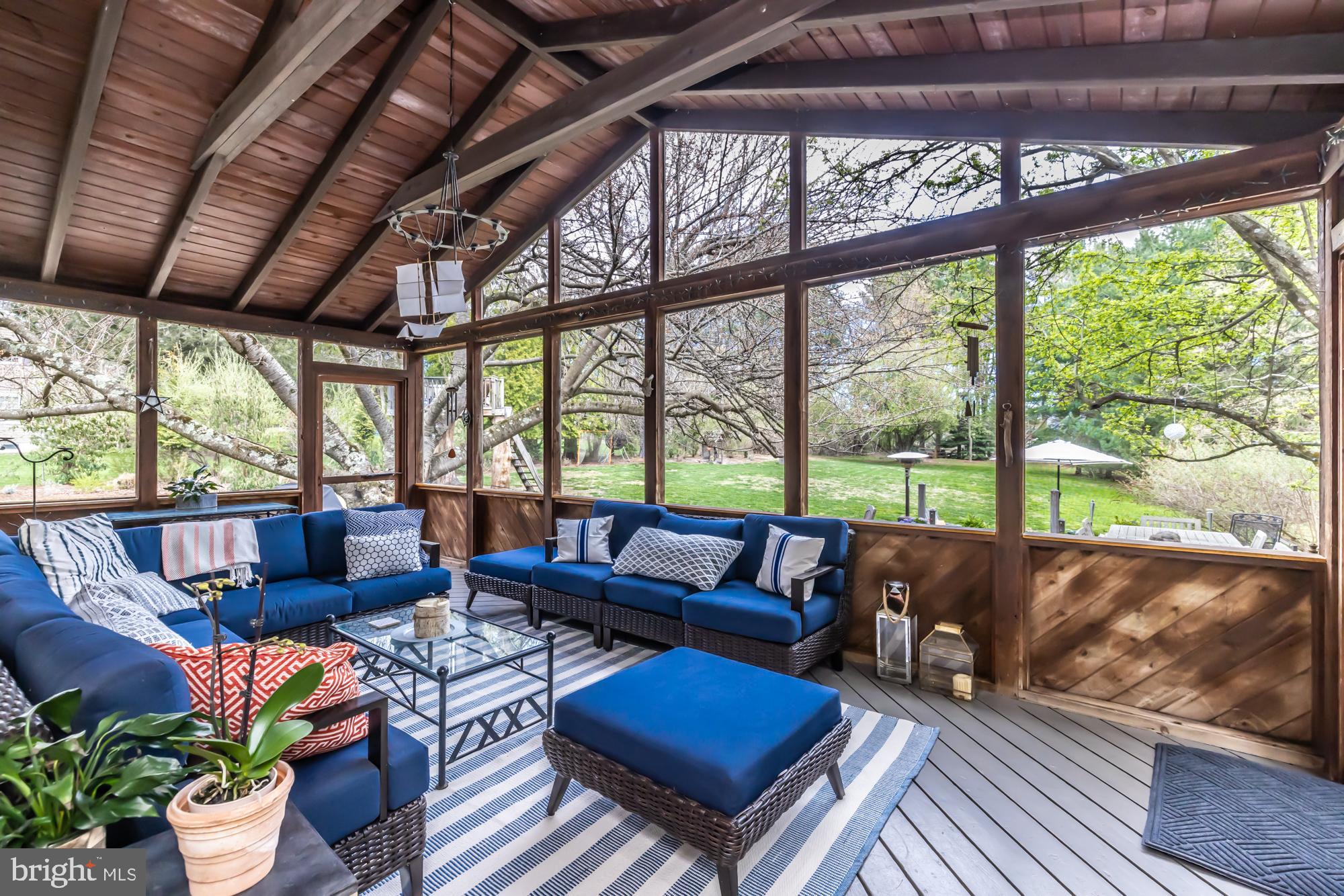848 Pheasant Run Road West Chester, PA 19382 - Photo 43 of 51 Huge Screened Porch