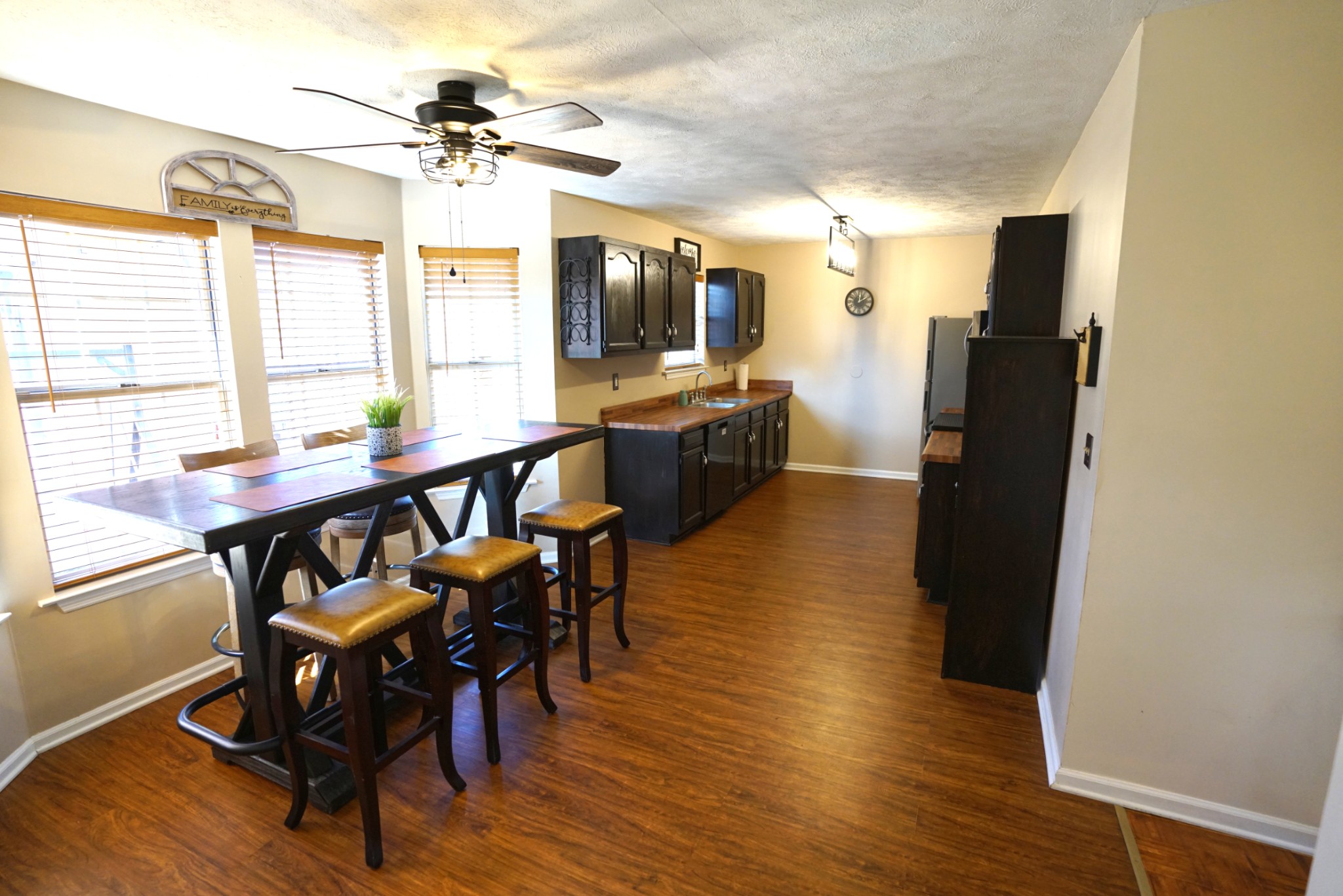 1168 West Grab Creek Road Dickson, TN 37055 - Photo 13 of 37 a view of a dining room with furniture window and wooden floor