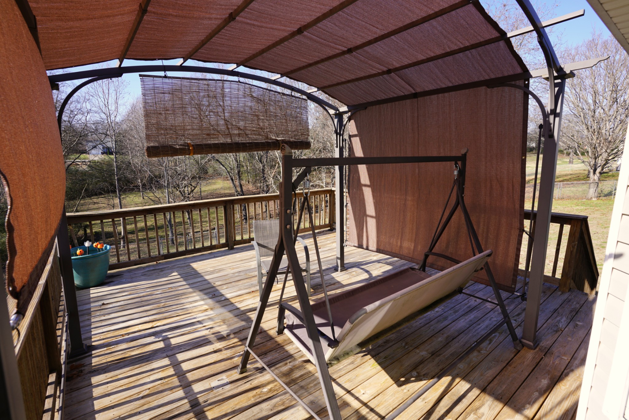 1168 West Grab Creek Road Dickson, TN 37055 - Photo 31 of 37 a view of balcony with wooden floor
