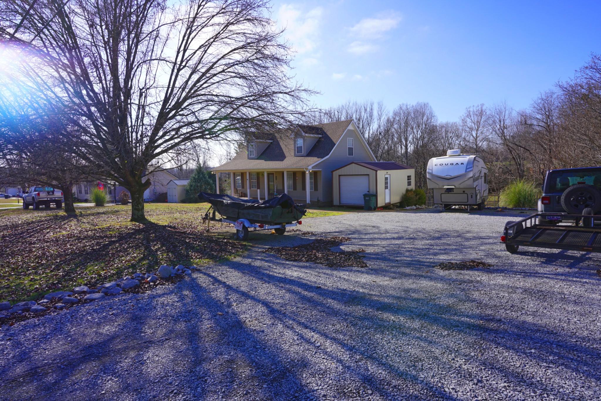 1168 West Grab Creek Road Dickson, TN 37055 - Photo 35 of 37 a view of house with outdoor space and trees