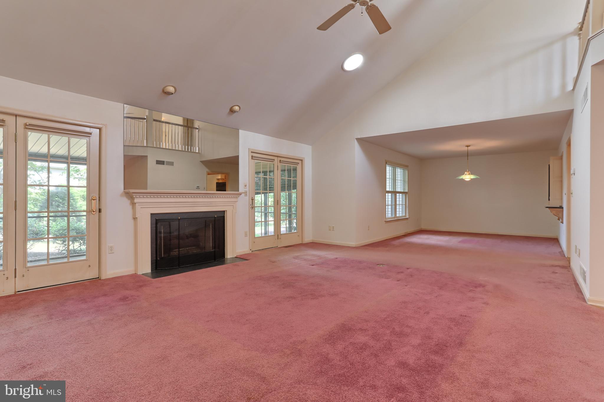 77 Cambridge Drive Hershey, PA 17033 - Photo 15 of 33 Cathedral living area open to foyer/dining room