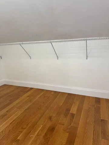 a view of a room with an empty space