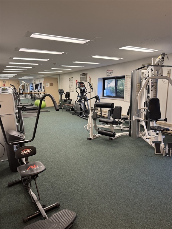 1321 Worcester Road, Unit 603 Framingham, MA 01701 - Photo 16 of 23 a view of a room with gym equipment