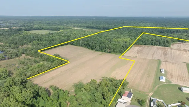 a bird view of a house