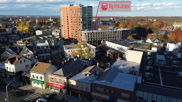 a view of a balcony with city view