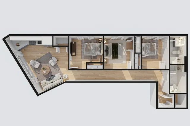 $3,495 | 50-52 Easton Avenue, Unit 202, New Brunswick, NJ 08901