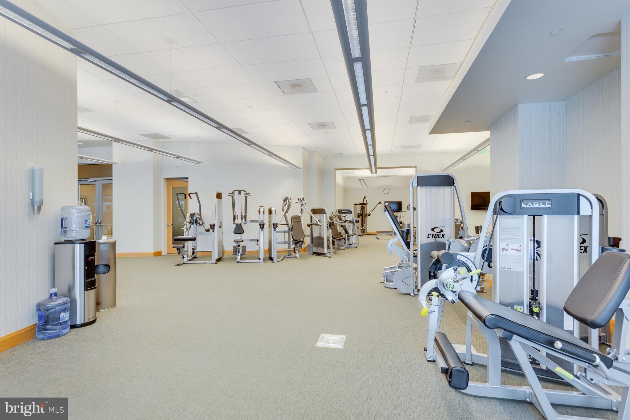 1881 North Nash Street, Unit 1706 Arlington, VA 22209 - Photo 30 of 50 a view of a room with gym equipment