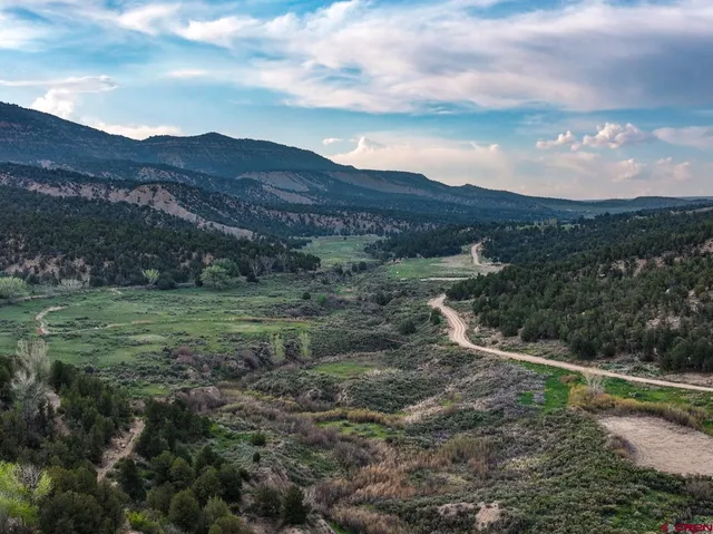 a view of a mountain in the distance