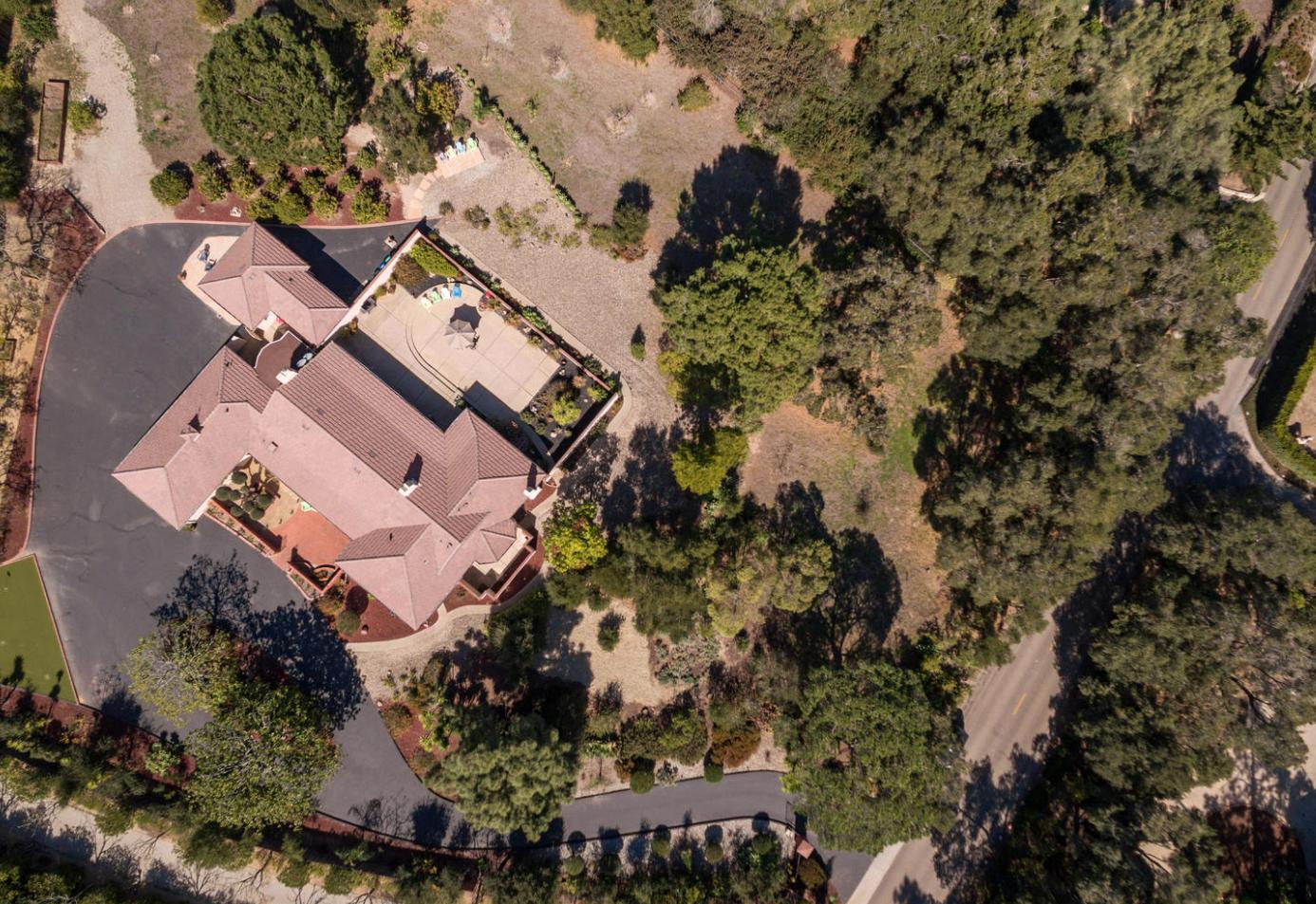 4460 Via Alegre Santa Barbara, CA 93110 - Photo 25 of 28 an aerial view of residential house with outdoor space