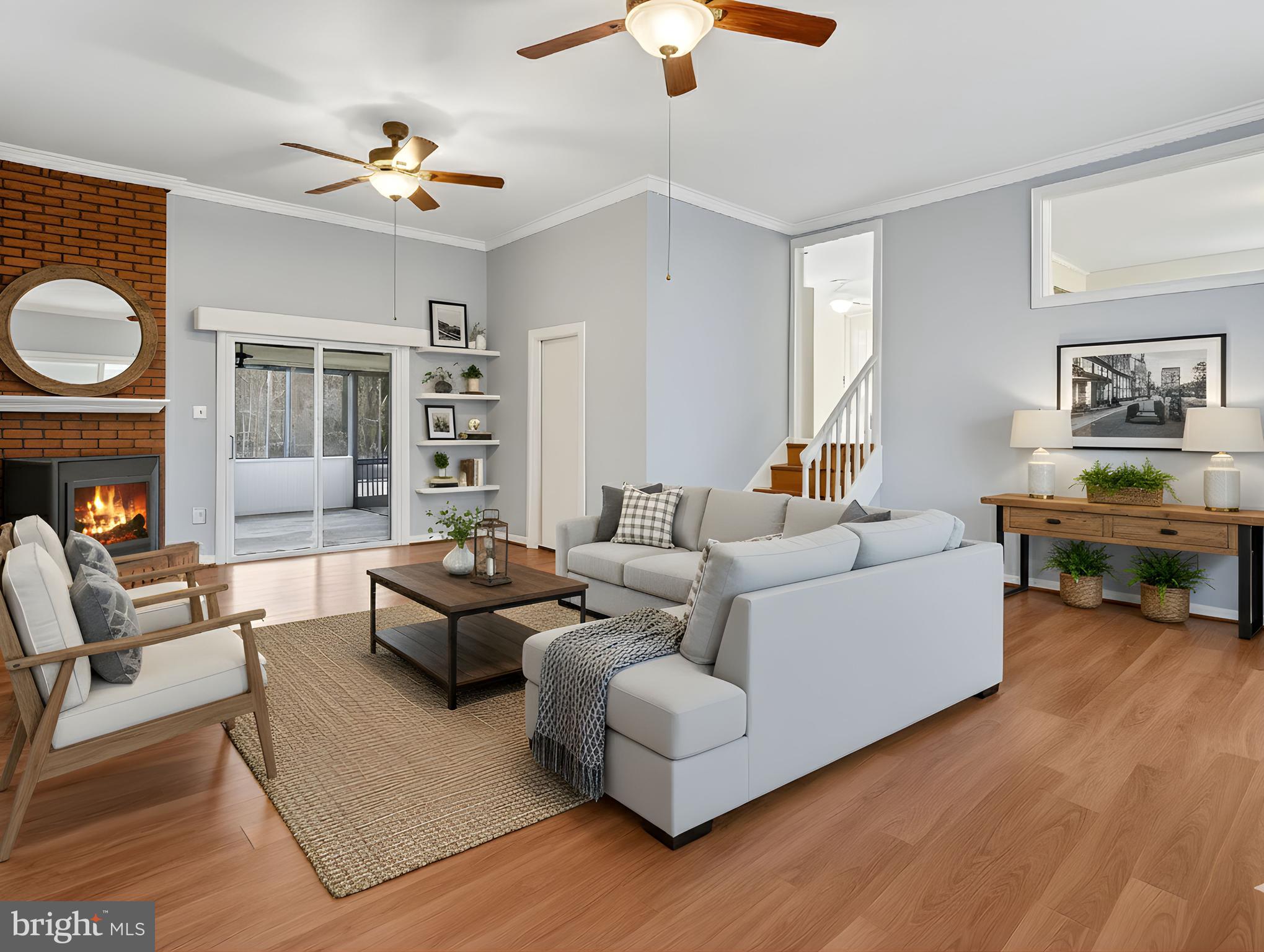 13200 Marsh Road Bealeton, VA 22712 - Photo 2 of 20 a living room with furniture kitchen view and a window