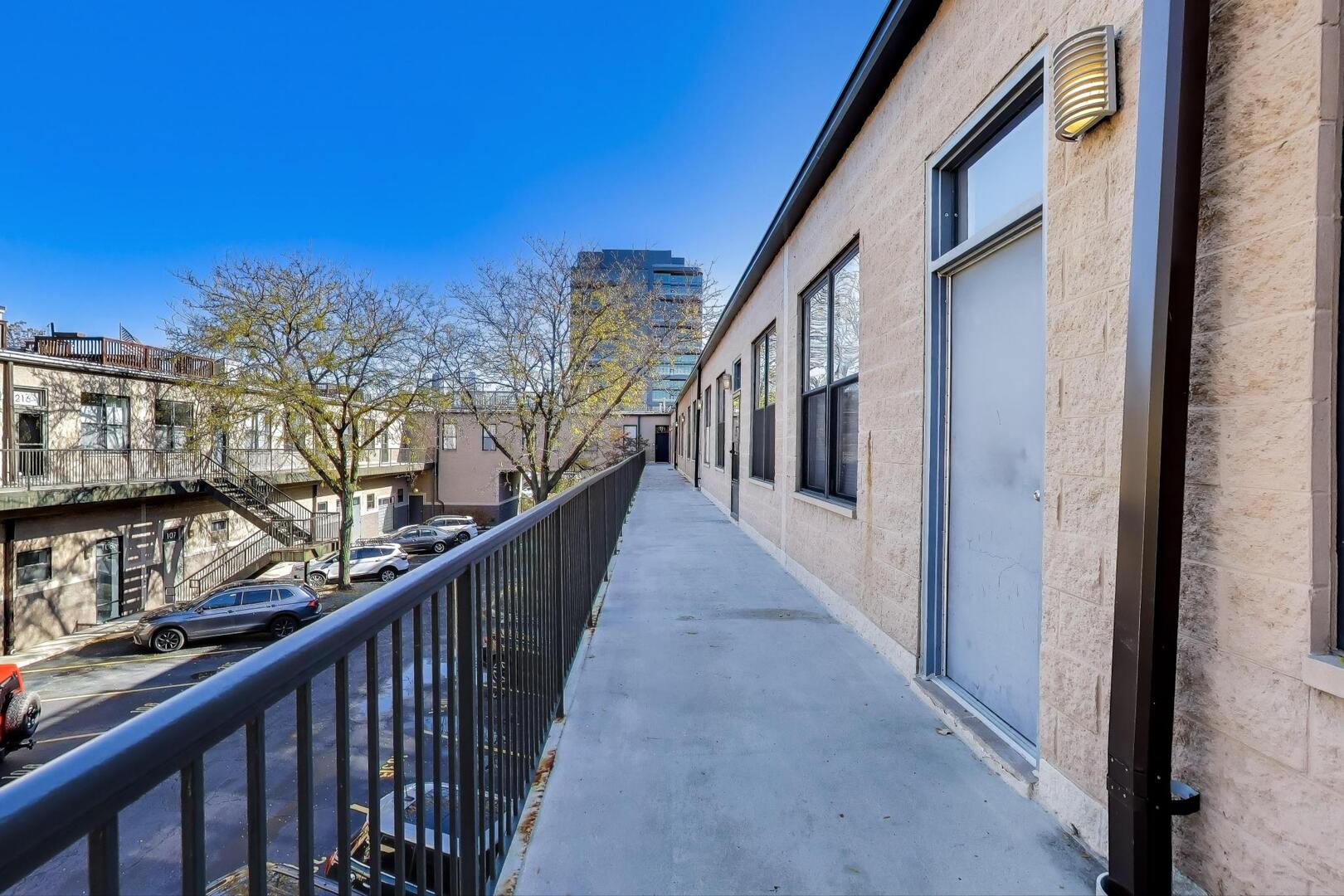 400 North Racine Avenue, Unit 204 Chicago, IL 60642 - Photo 7 of 28 a view of balcony