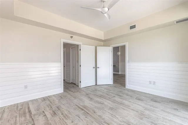 wooden floor in an empty room