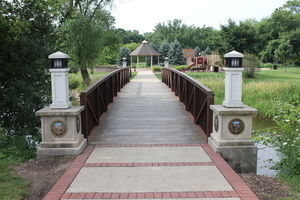 Lt 25-26 Cermak Road Algonquin, IL 60102 - Photo 26 of 36 a view of a pathway with a wrought fence