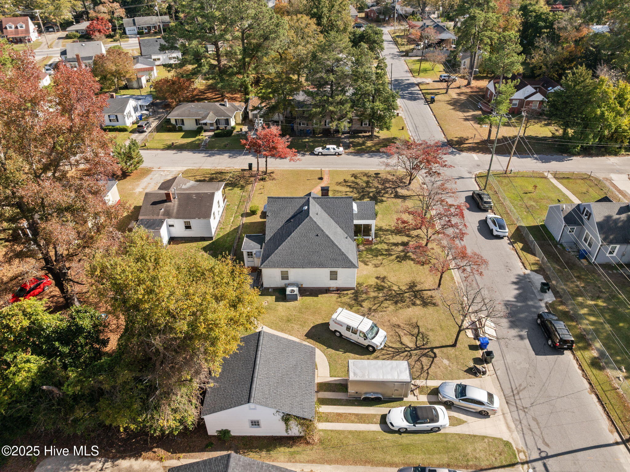 1500 Pollock Street Kinston, NC 28501 - Photo 44 of 51 Aerial View of Home and Lot 2