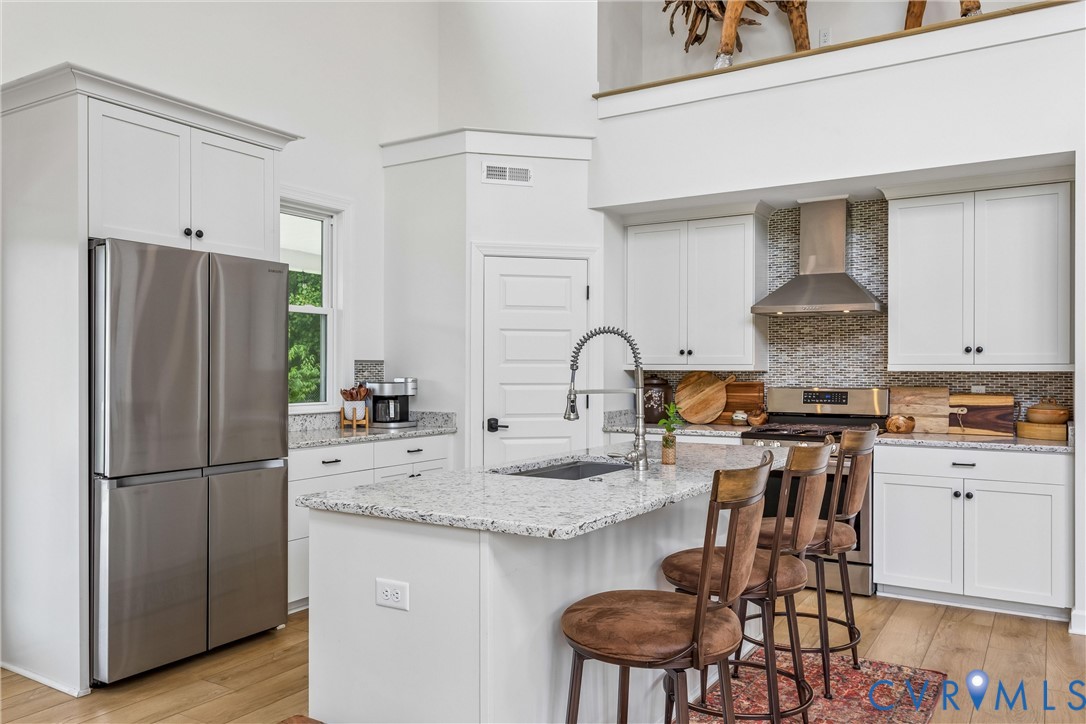 2016 Forge Road Toano, VA 23168 - Photo 59 of 99 Contemporary kitchen featuring white cabinetry, li