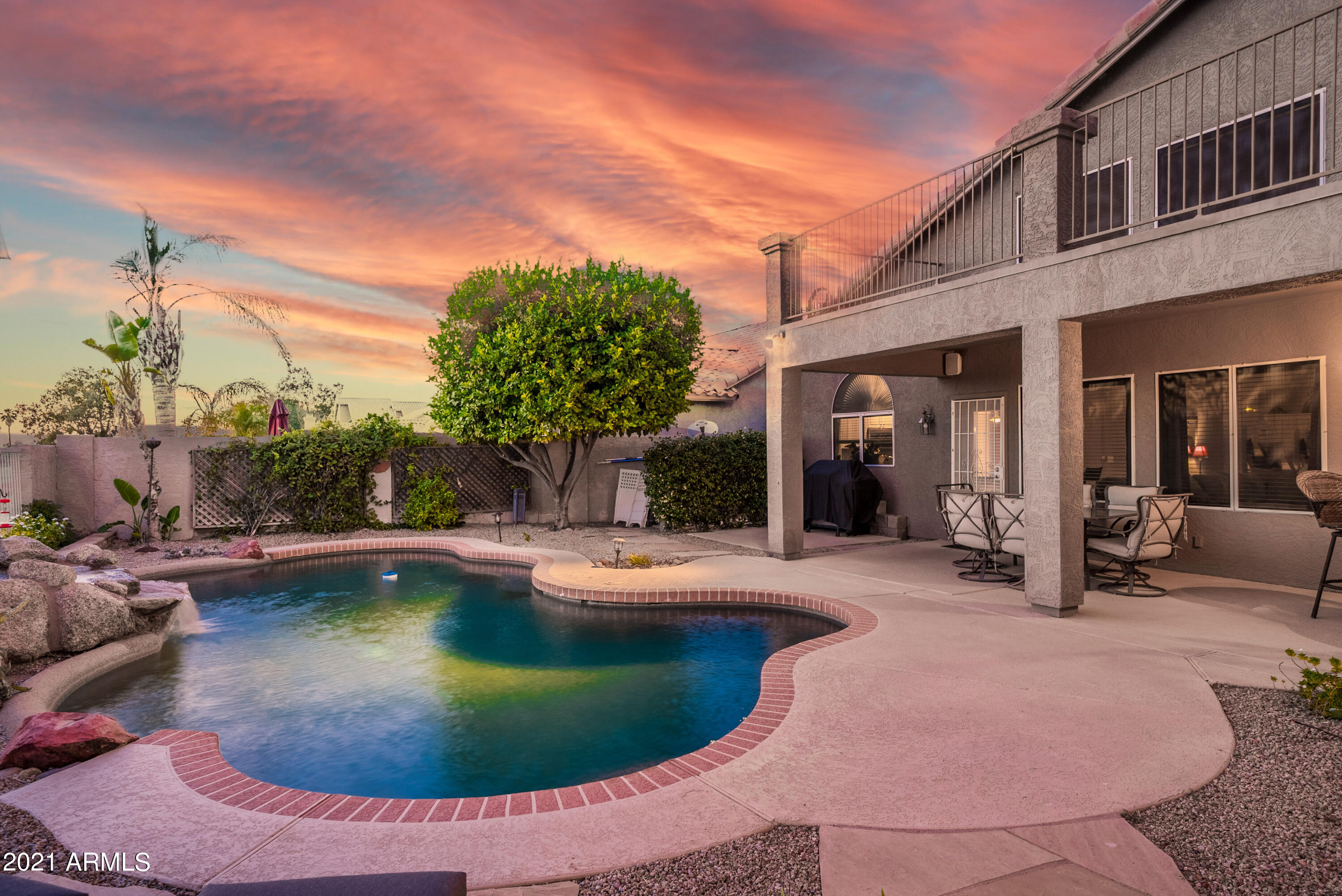 1284 North Conner Avenue Gilbert, AZ 85209 - Photo 48 of 52 Sunset from Gazebo
