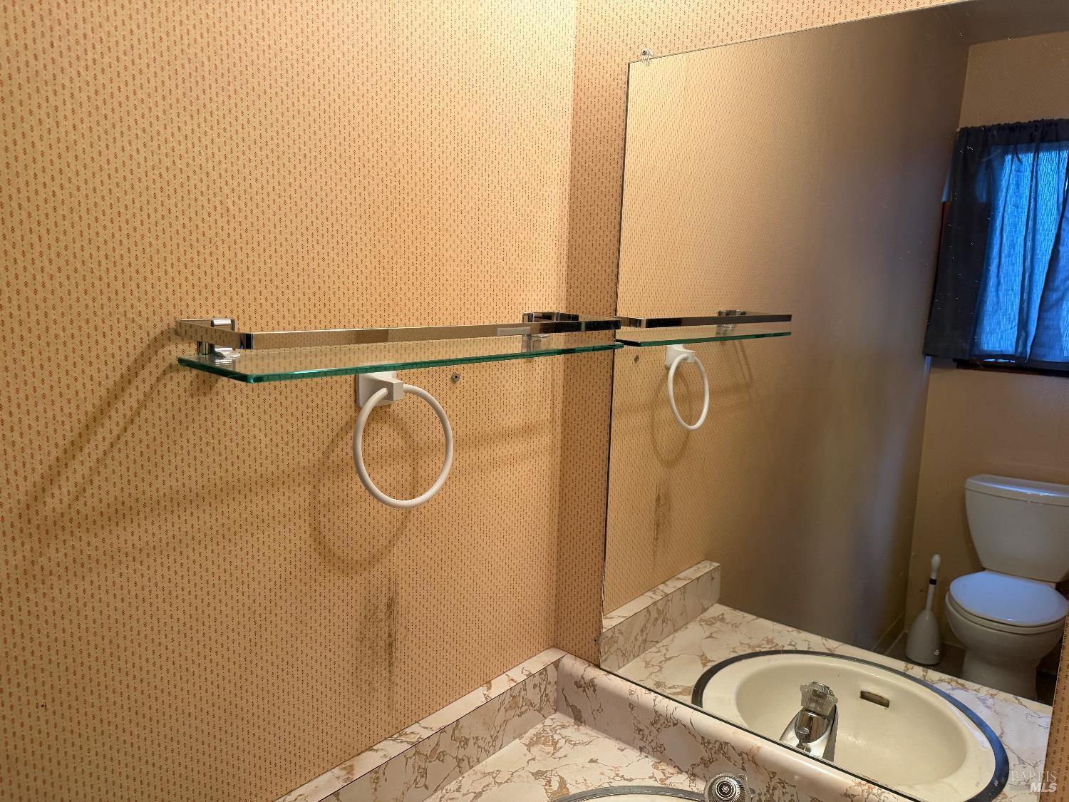 1964 Knolls Drive Santa Rosa, CA 95405 - Photo 33 of 39 a bathroom with a granite countertop toilet sink and tub