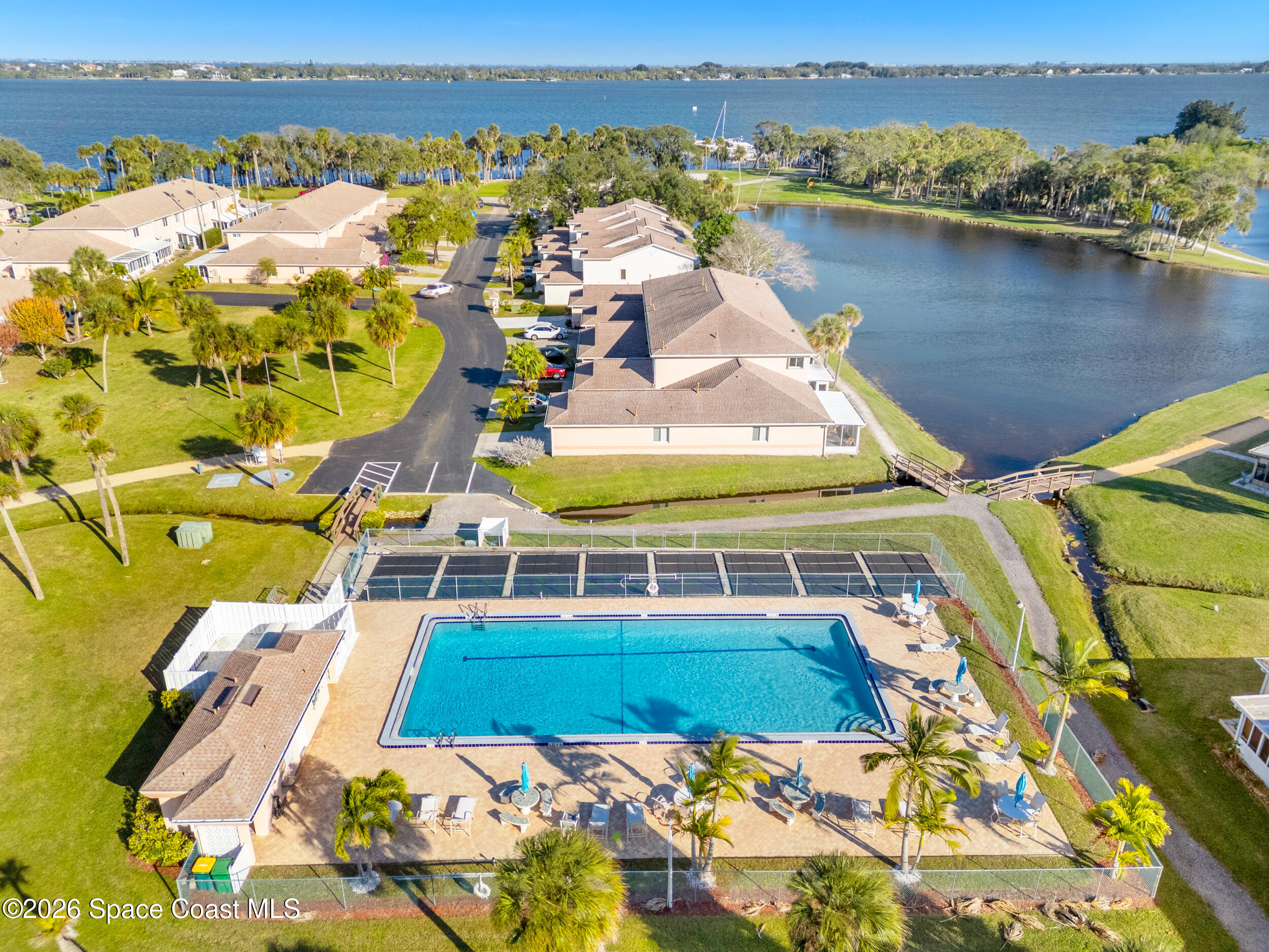 214 Channel Court, Unit 123 Rockledge, FL 32955 - Photo 23 of 33 Sparkling Swimming Pool