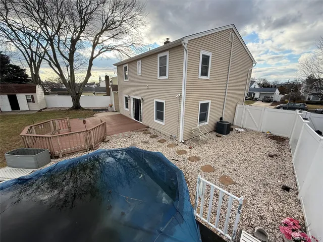 a view of outdoor space and deck kitchen