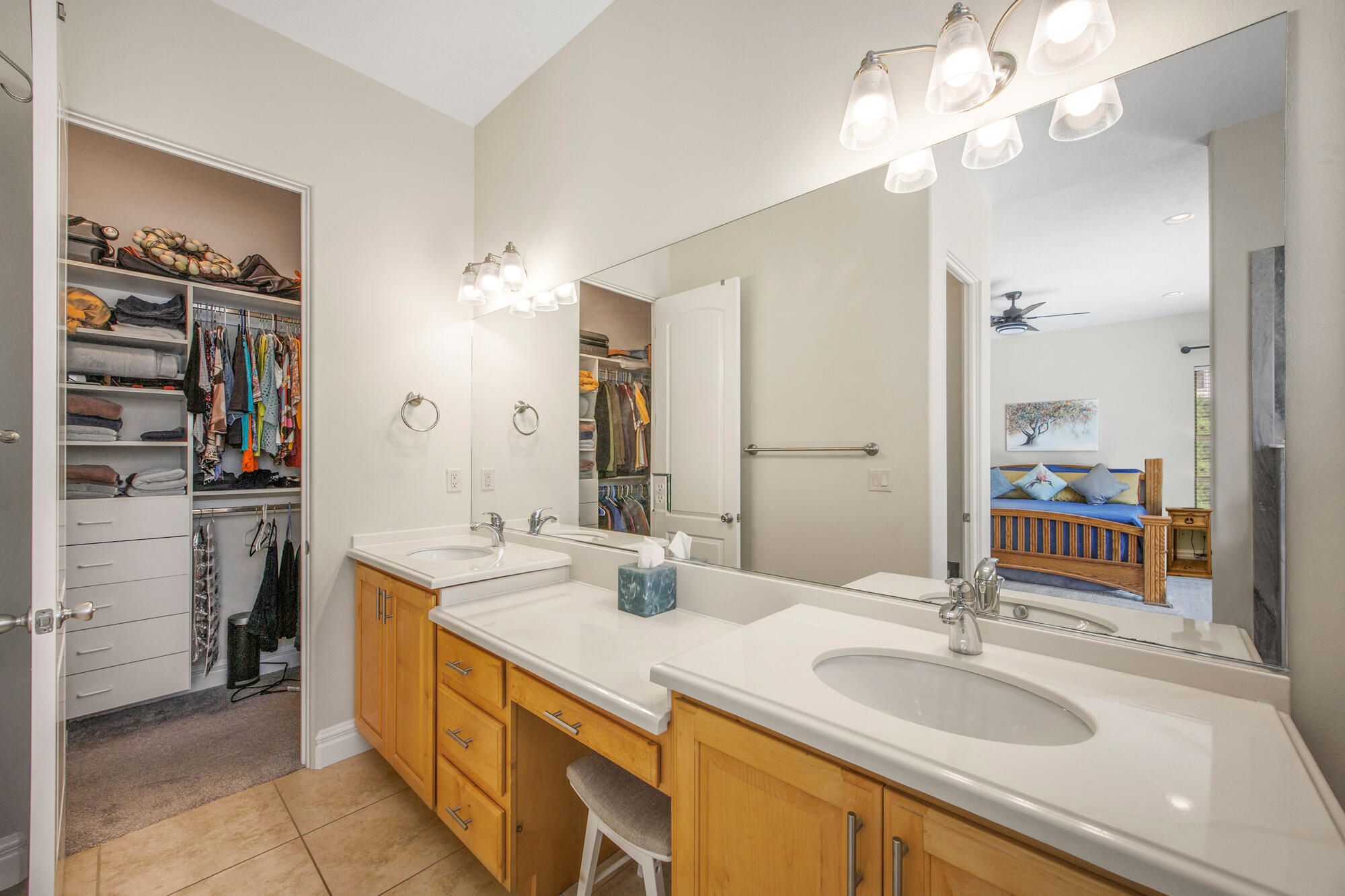 2581 West Desert Springs Road St. George, UT 84770 - Photo 24 of 45 Primary Bath Double Sinks + Vanity