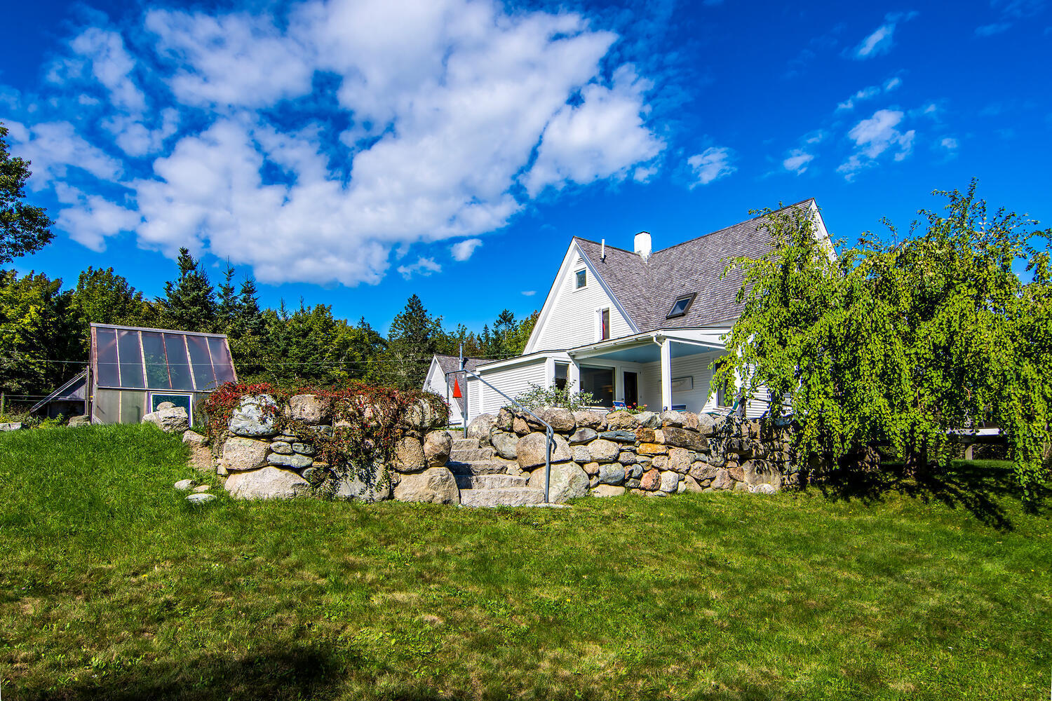 67 Davis Farm Road Deer Isle, ME 04627 - Photo 5 of 53 Stone wall