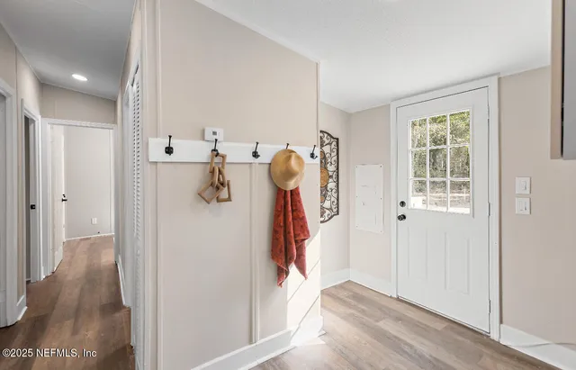 a view of a walk in closet