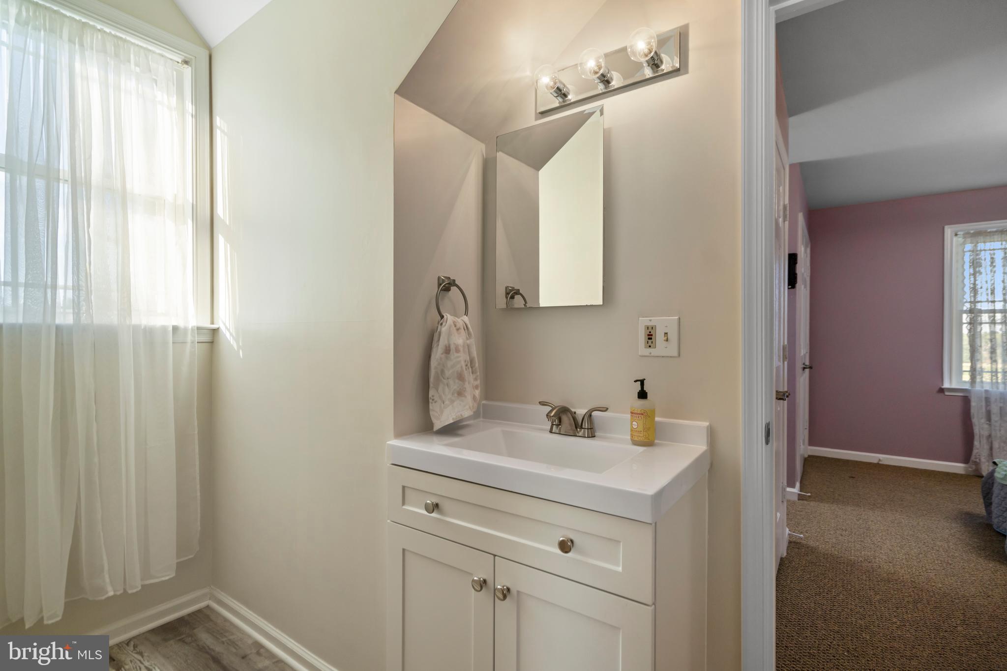 27472 Strawberry Hill Road Rhoadesville, VA 22542 - Photo 19 of 30 a bathroom with a sink and a mirror
