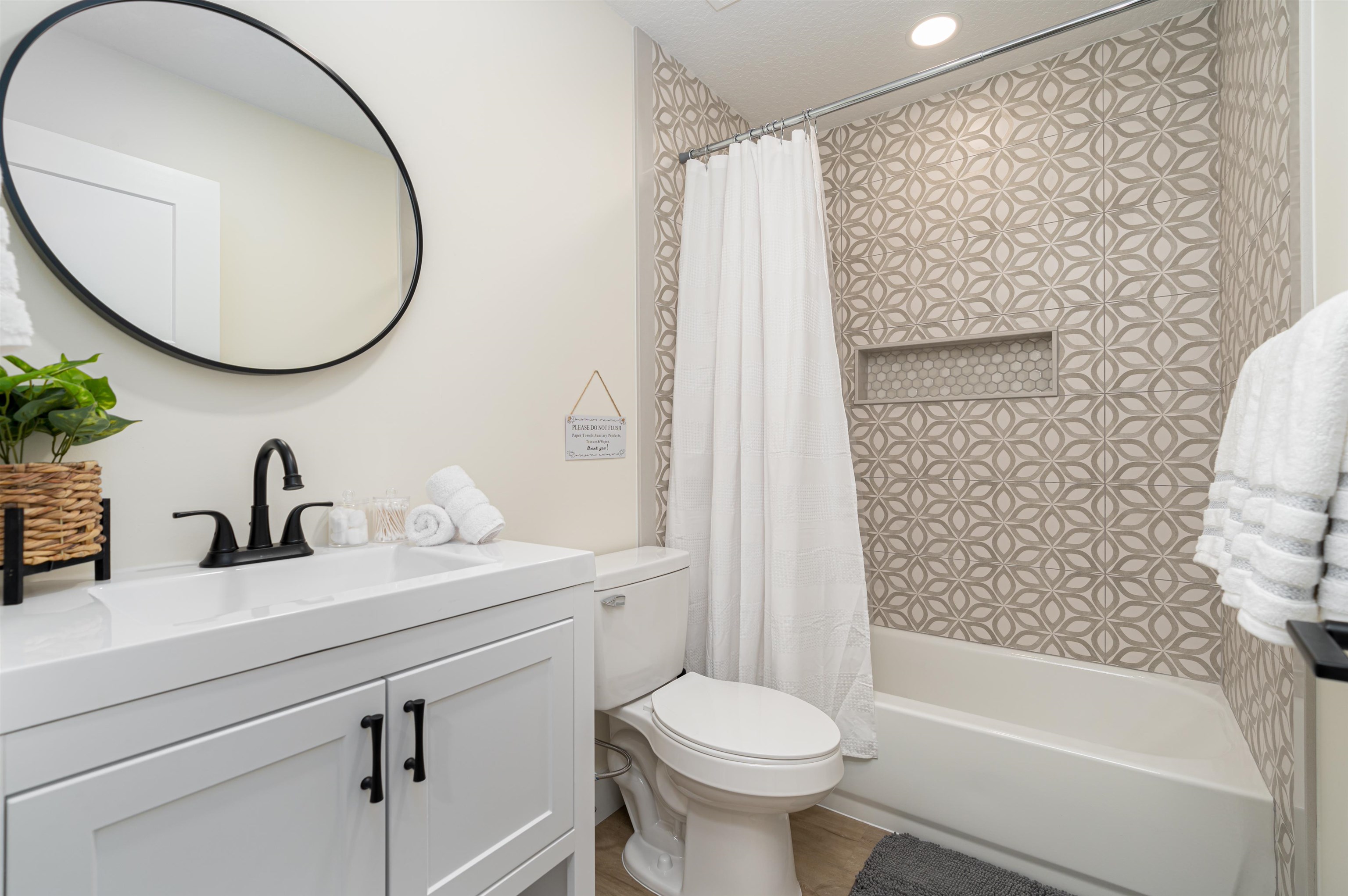 203 E Street St. Augustine, FL 32080 - Photo 20 of 68 Bathroom featuring vanity and shower / tub combo