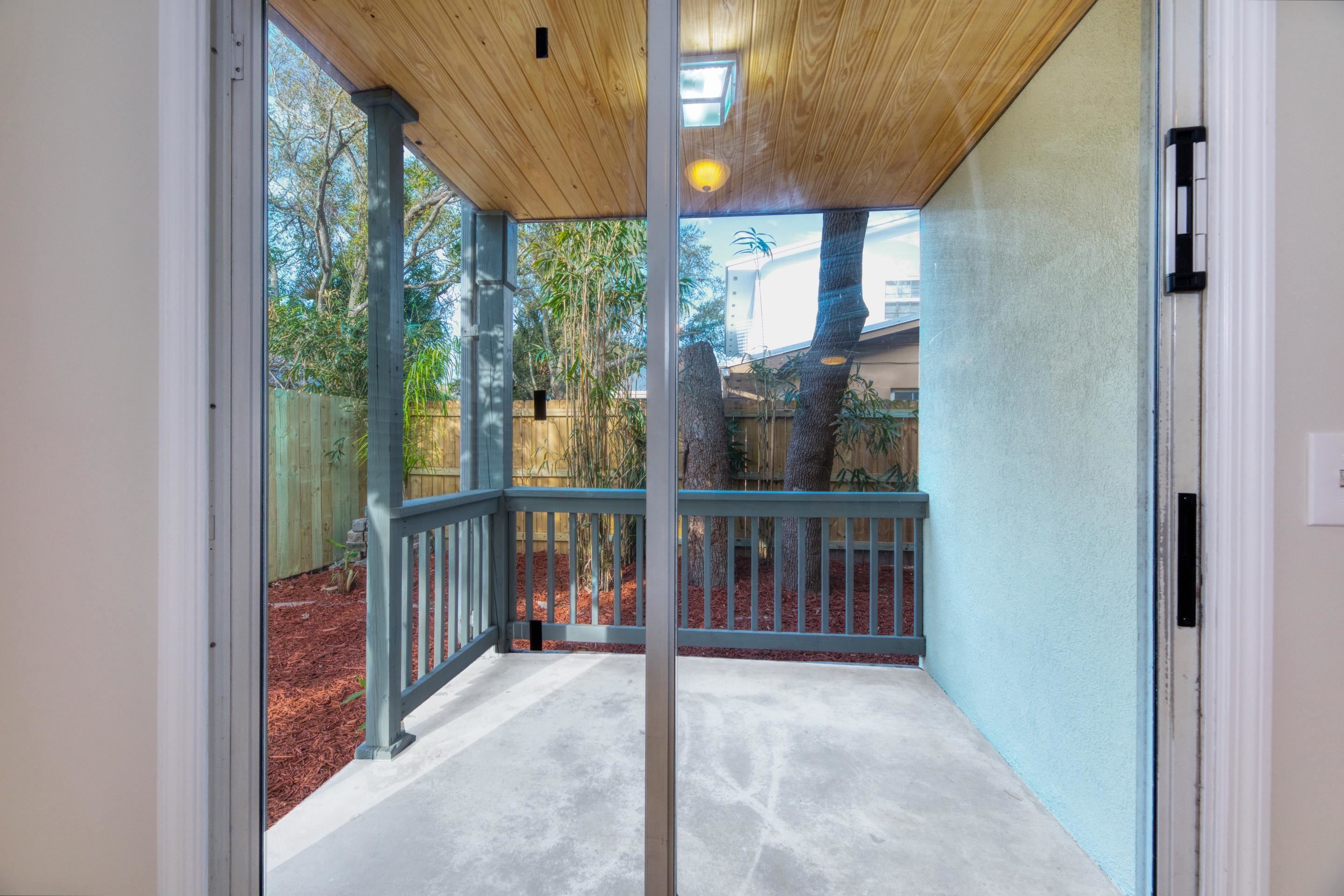 203 E Street St. Augustine, FL 32080 - Photo 53 of 68 View of unfurnished sunroom
