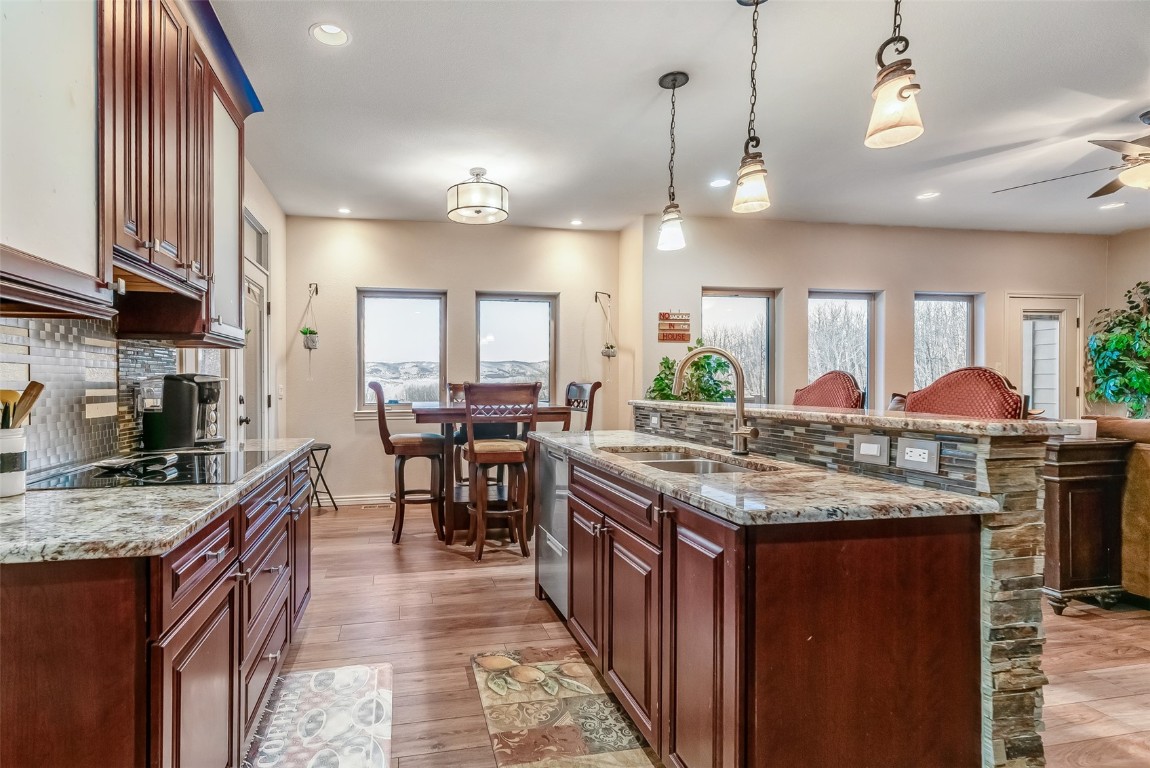 53 Anhinga Road Como, CO 80432 - Photo 8 of 45 a kitchen with lots of counter space and a sink