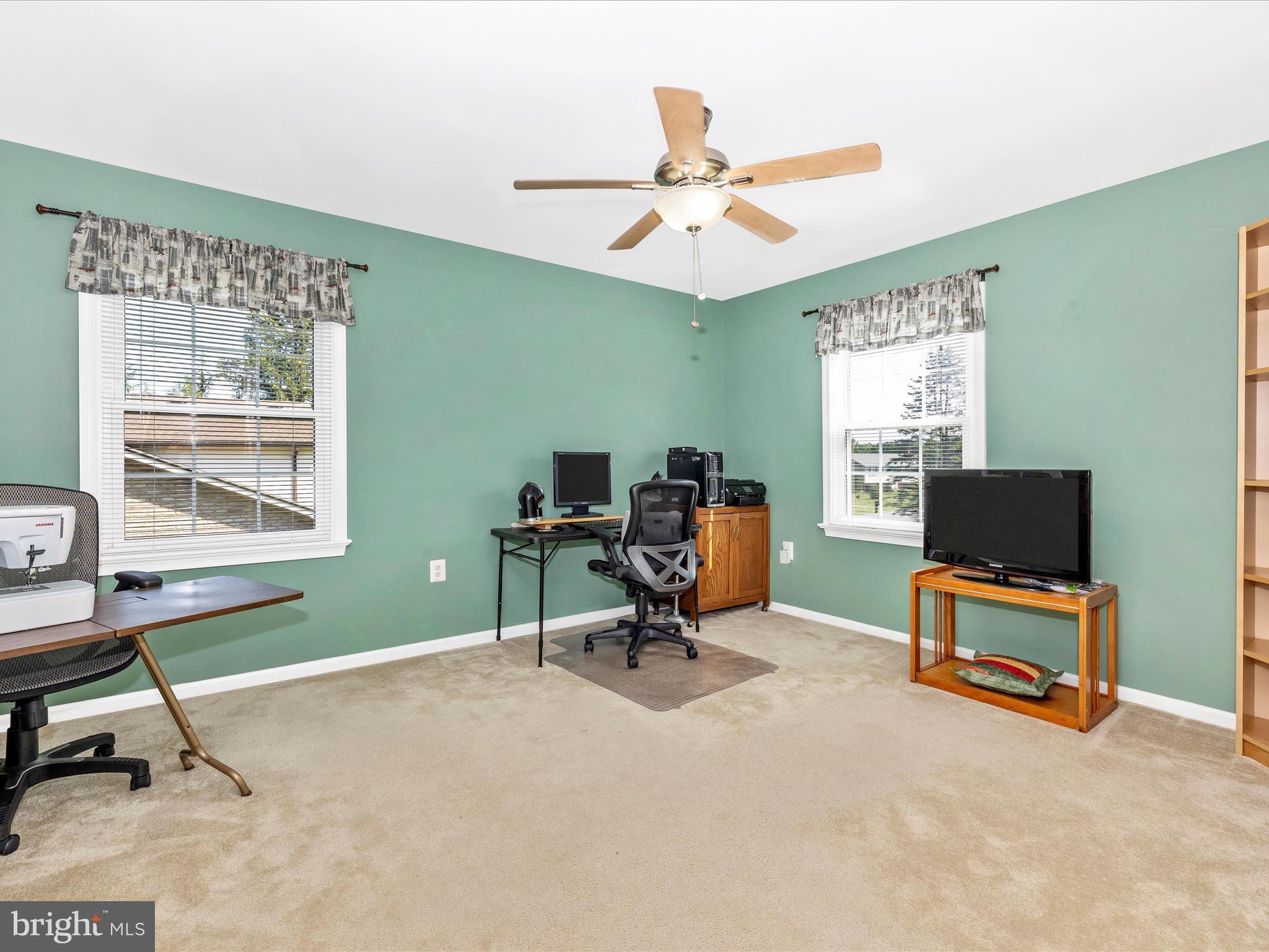 8102 Glendale Drive Frederick, MD 21702 - Photo 43 of 61 a view of a workspace with furniture and a window