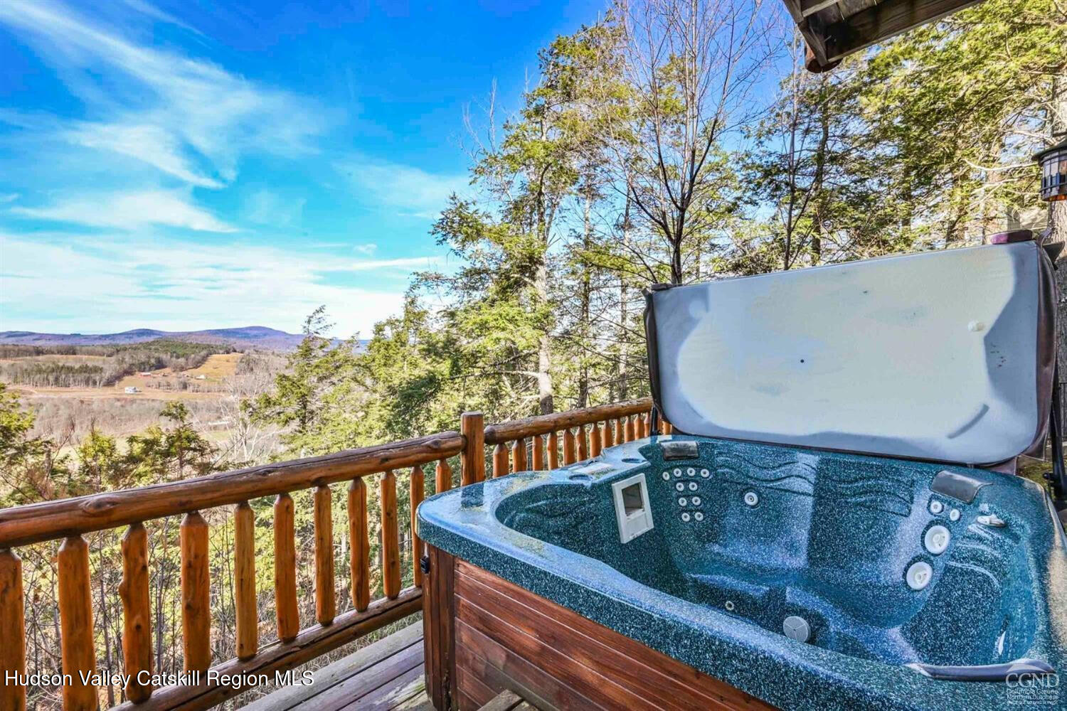 22 The Loop Windham, NY 12496 - Photo 50 of 64 a view of a balcony with a yard