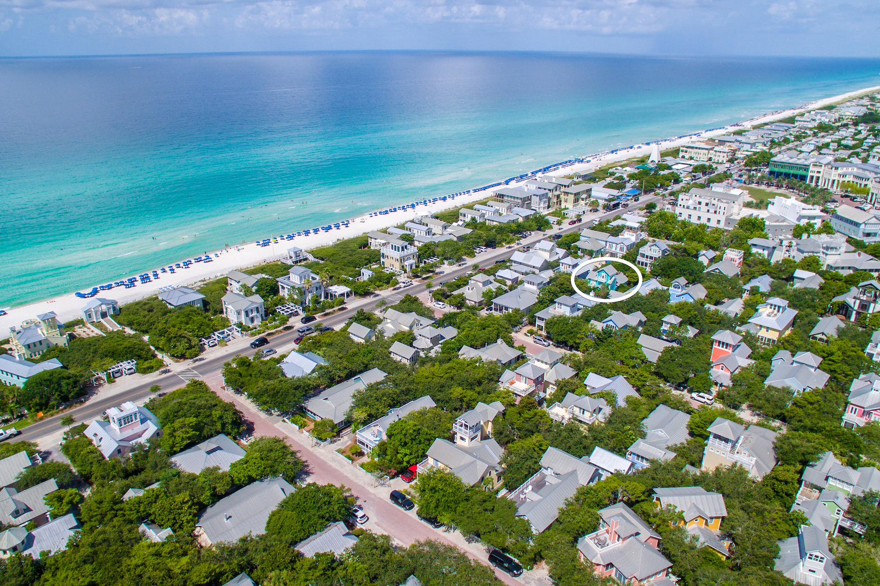 28 East Ruskin Street Santa Rosa Beach, FL 32459 - Photo 3 of 33 Seaside Aerials-12 marked