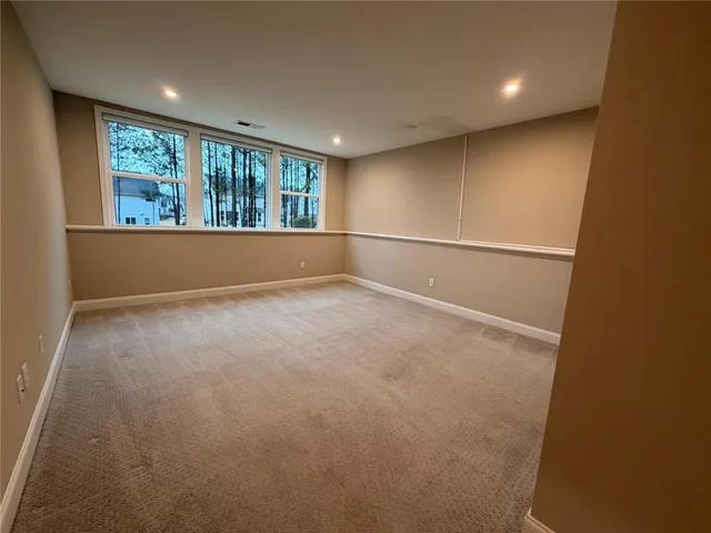 a view of an empty room