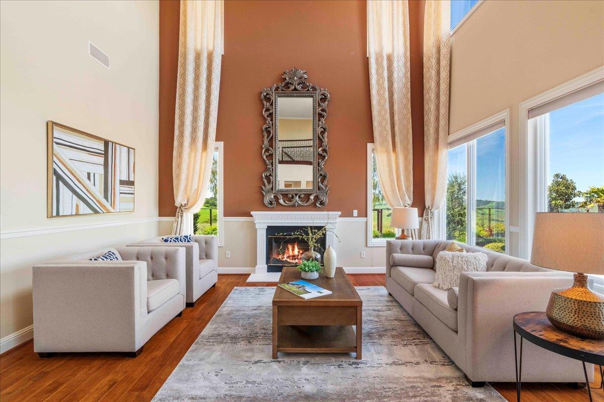 953 Winsford Court San Ramon, CA 94583 - Photo 11 of 73 a living room with furniture and a fireplace