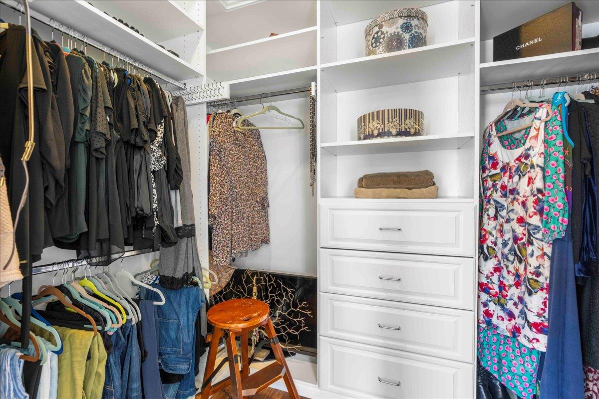 953 Winsford Court San Ramon, CA 94583 - Photo 45 of 73 a view of walk in closet with clothes and shoes