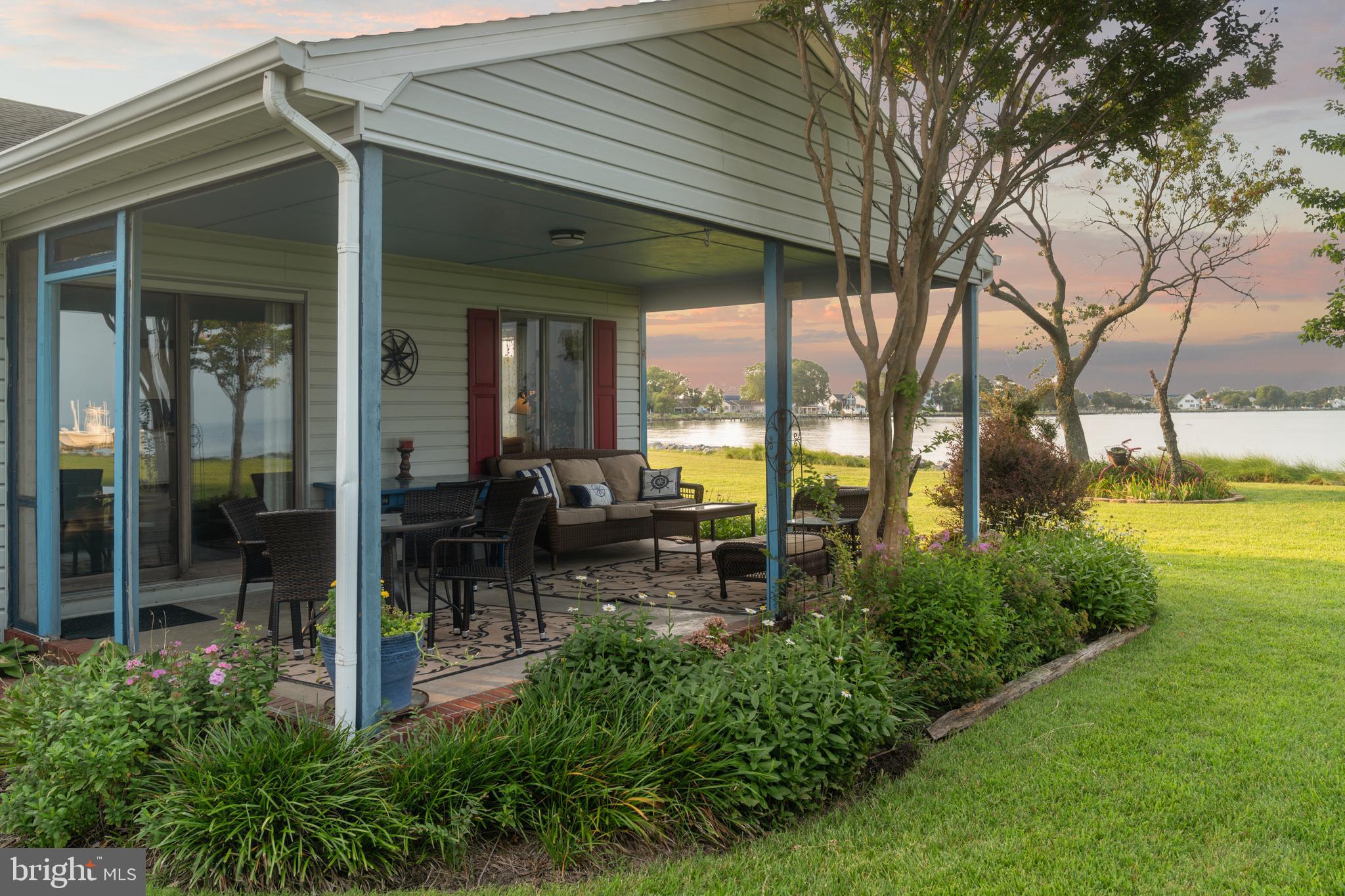 2554 Hoopers Island Road Fishing Creek, MD 21634 - Photo 58 of 85 a garden view with a seating space
