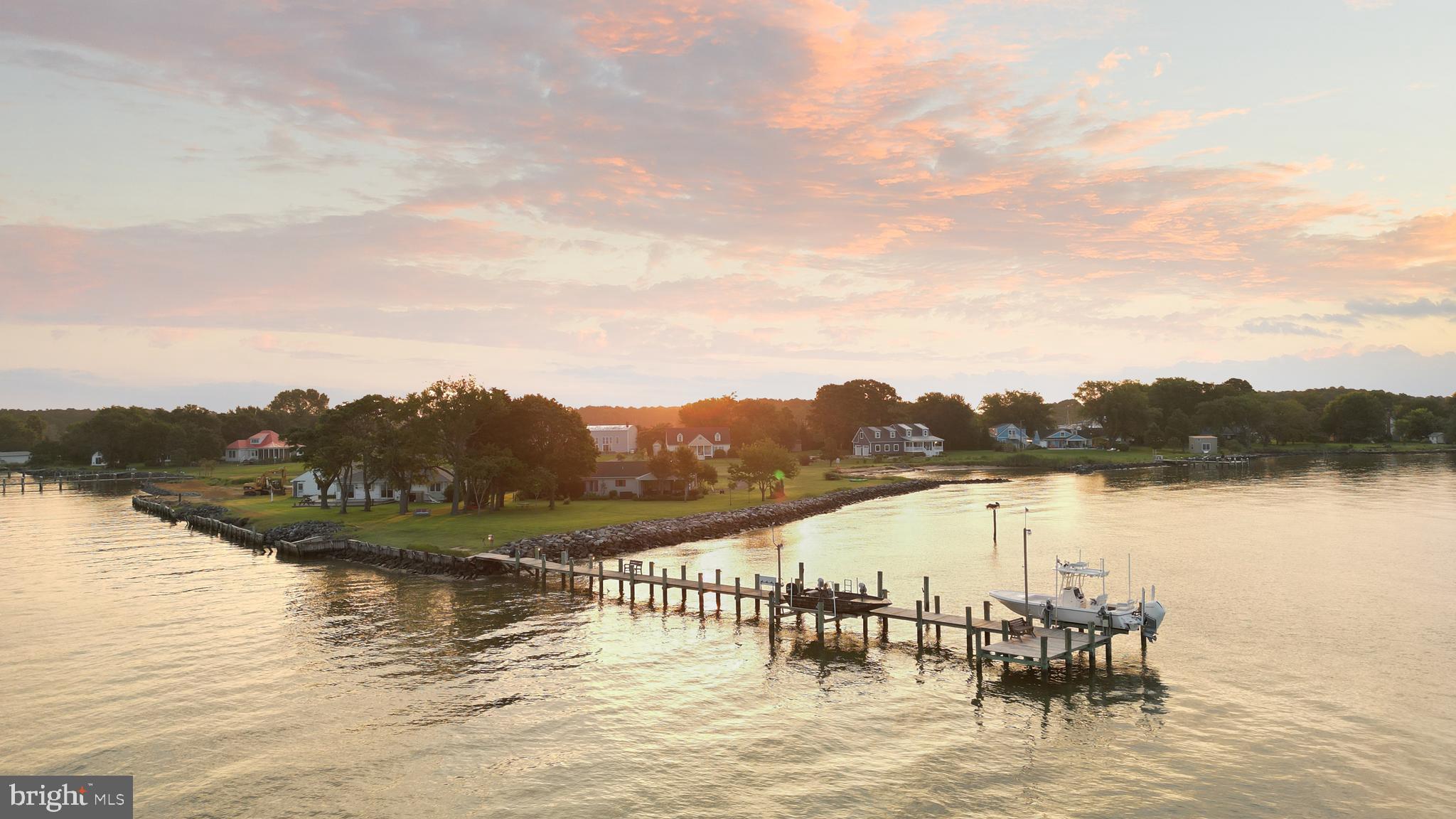 2554 Hoopers Island Road Fishing Creek, MD 21634 - Photo 71 of 85 Sunrise | East Facing Drone Shot